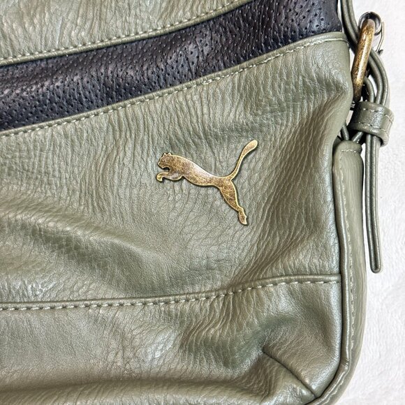 Puma Green Leather Laptop/Shoulder Bag - Fashion Accessory - Picture 3 of 16